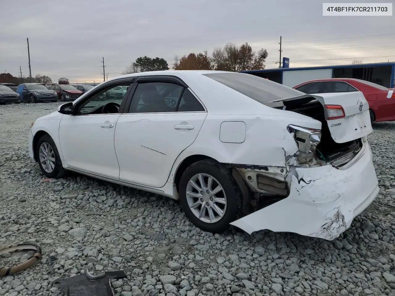 4T4BF1FK7CR211703 2012 Toyota Camry Base