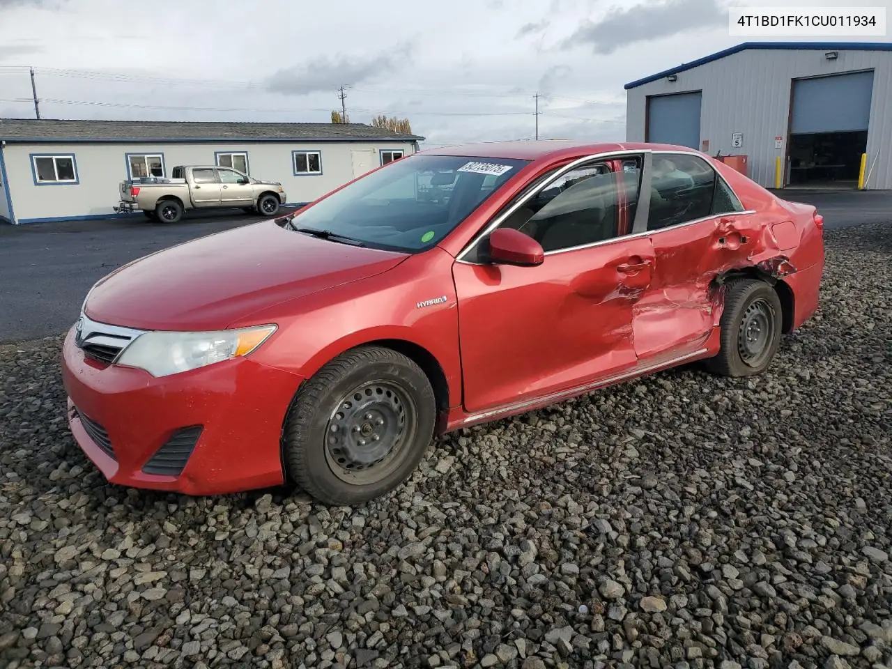 4T1BD1FK1CU011934 2012 Toyota Camry Hybrid