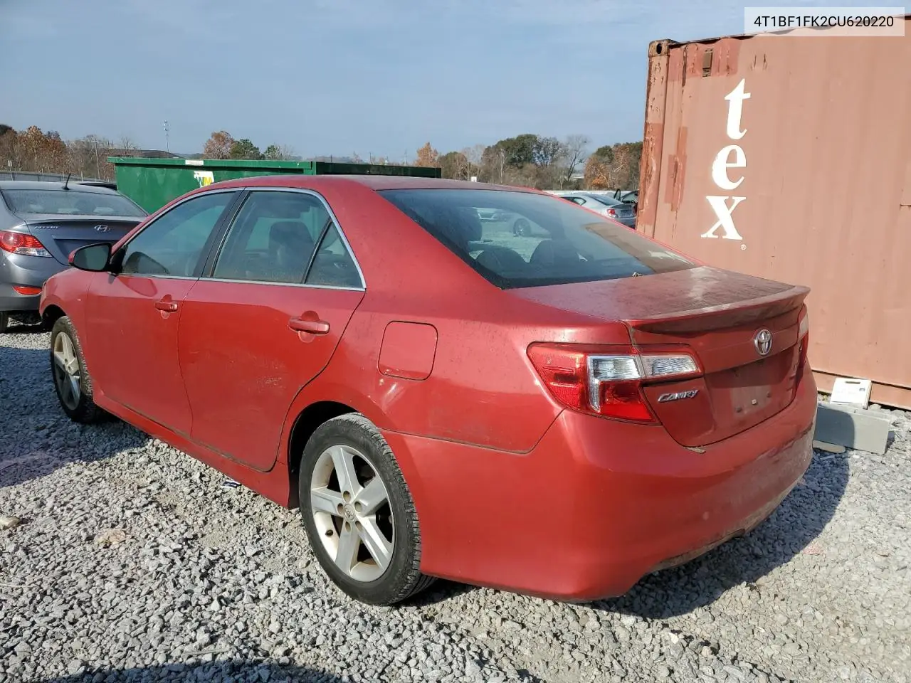 4T1BF1FK2CU620220 2012 Toyota Camry Base