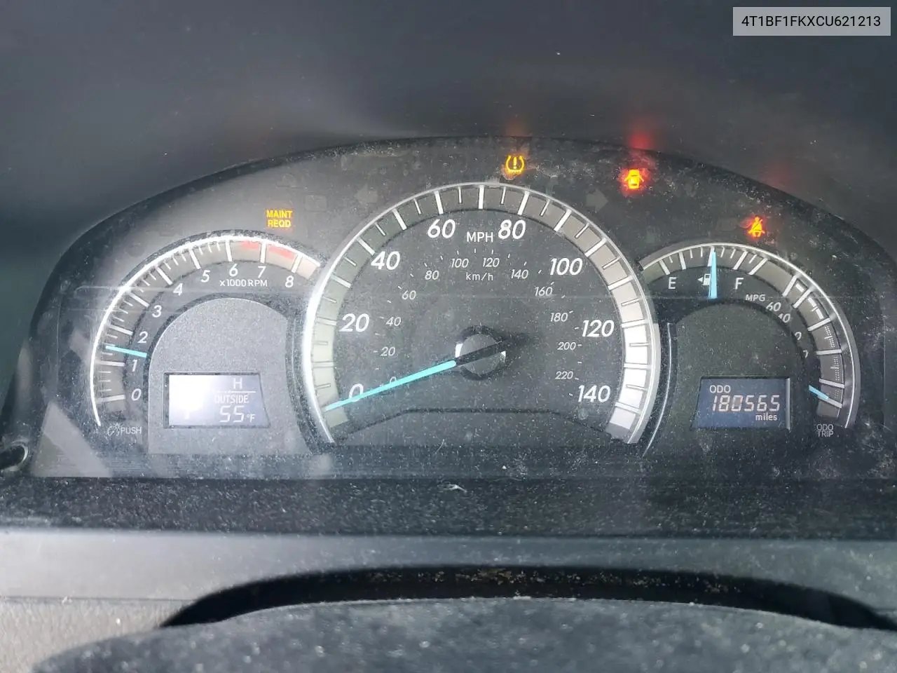 4T1BF1FKXCU621213 2012 Toyota Camry Base