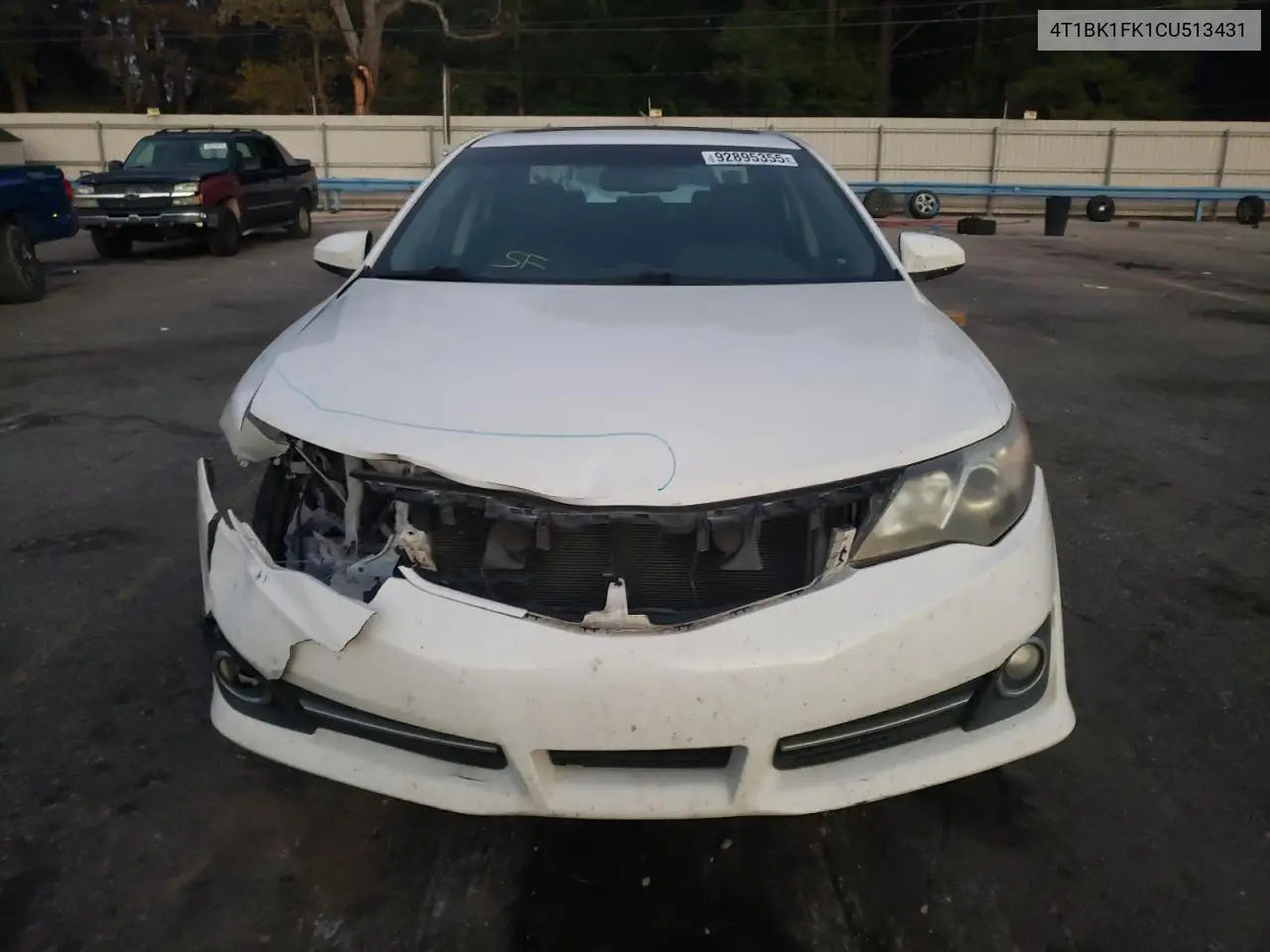 4T1BK1FK1CU513431 2012 Toyota Camry Se