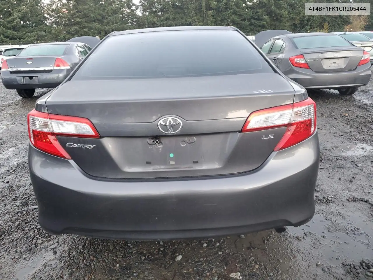 4T4BF1FK1CR205444 2012 Toyota Camry Base