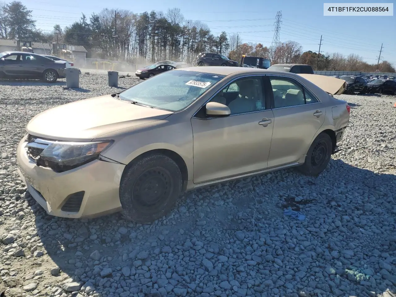 4T1BF1FK2CU088564 2012 Toyota Camry Base