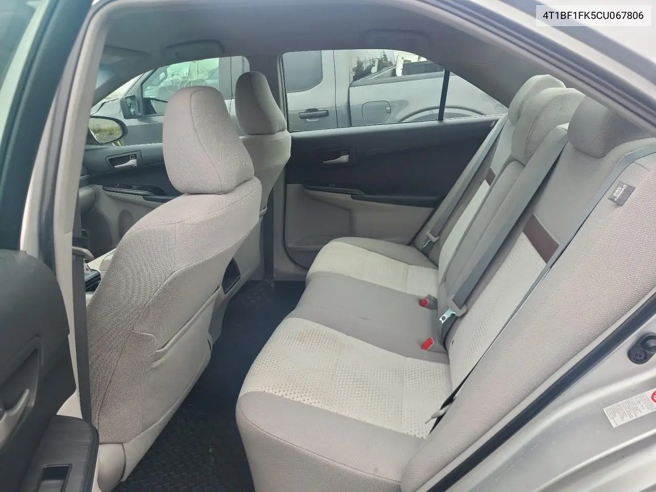 4T1BF1FK5CU067806 2012 Toyota Camry Base