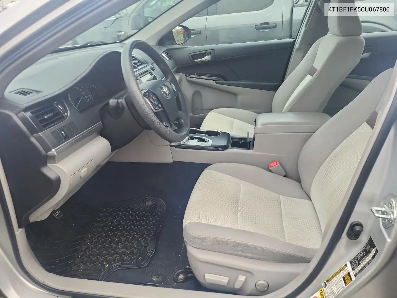 4T1BF1FK5CU067806 2012 Toyota Camry Base