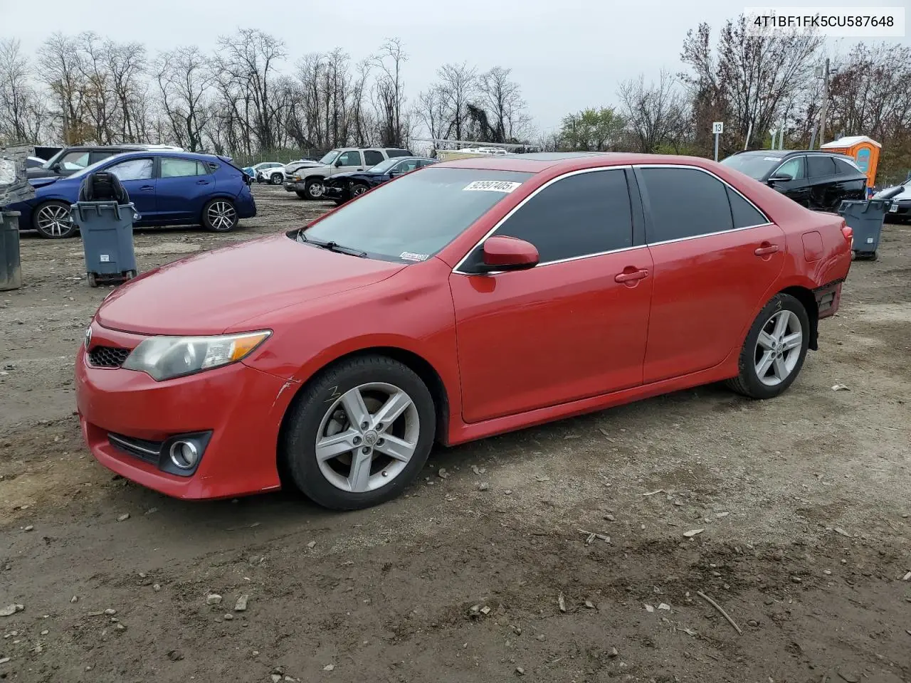 4T1BF1FK5CU587648 2012 Toyota Camry Base