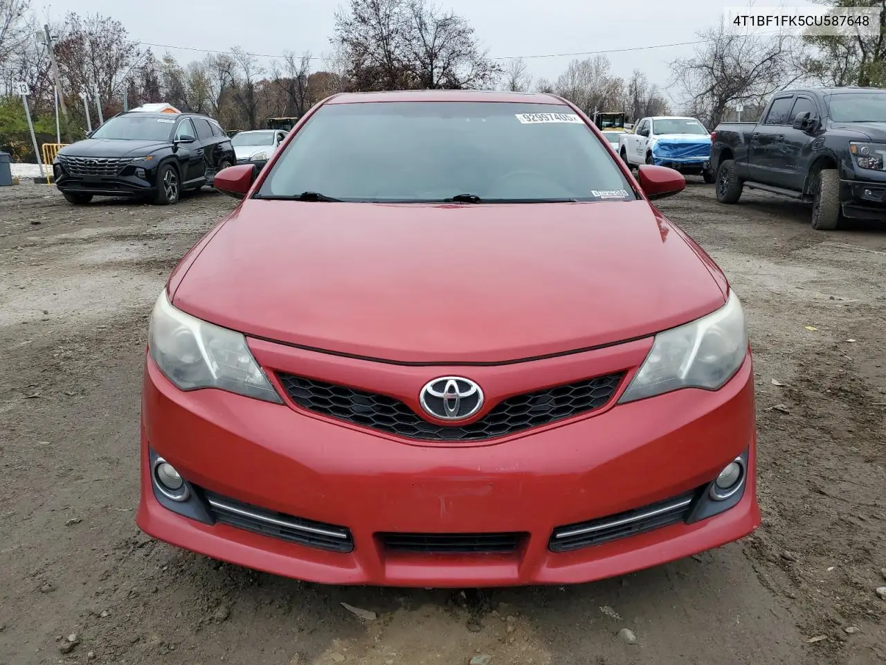 4T1BF1FK5CU587648 2012 Toyota Camry Base