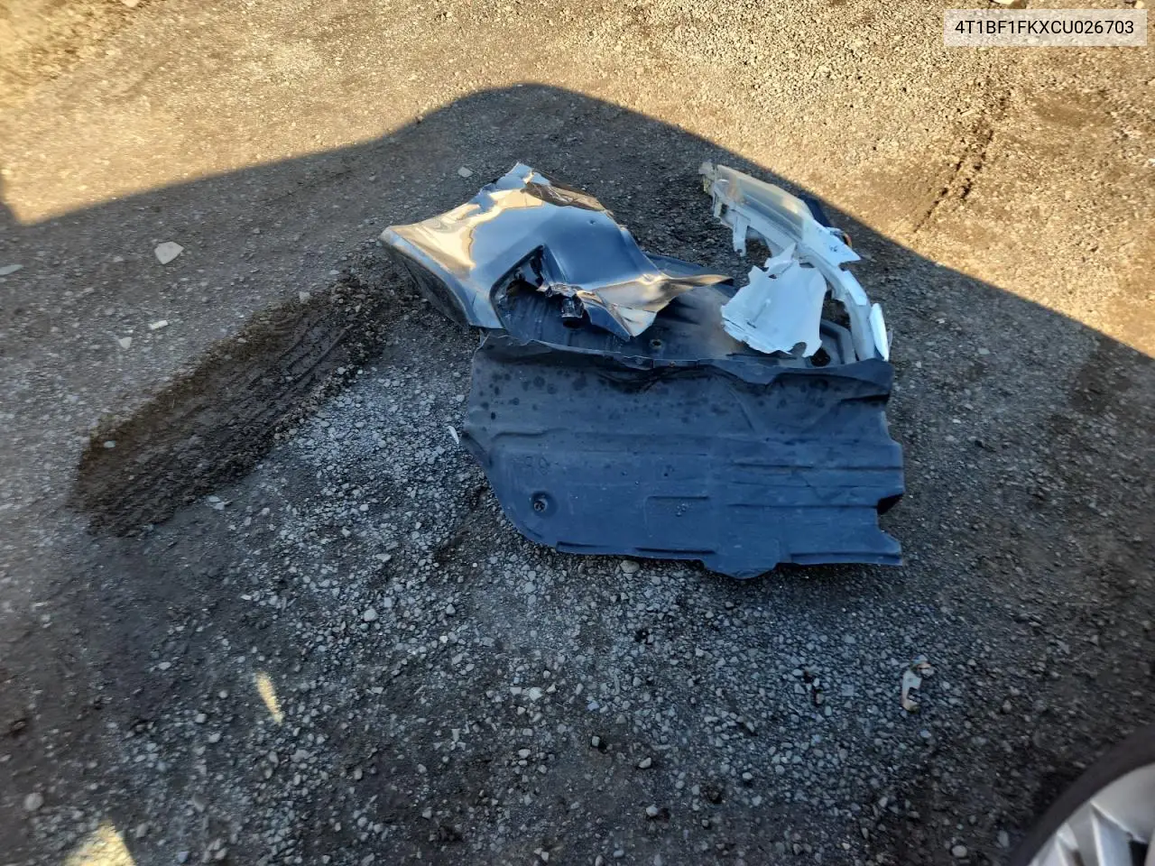 4T1BF1FKXCU026703 2012 Toyota Camry Base