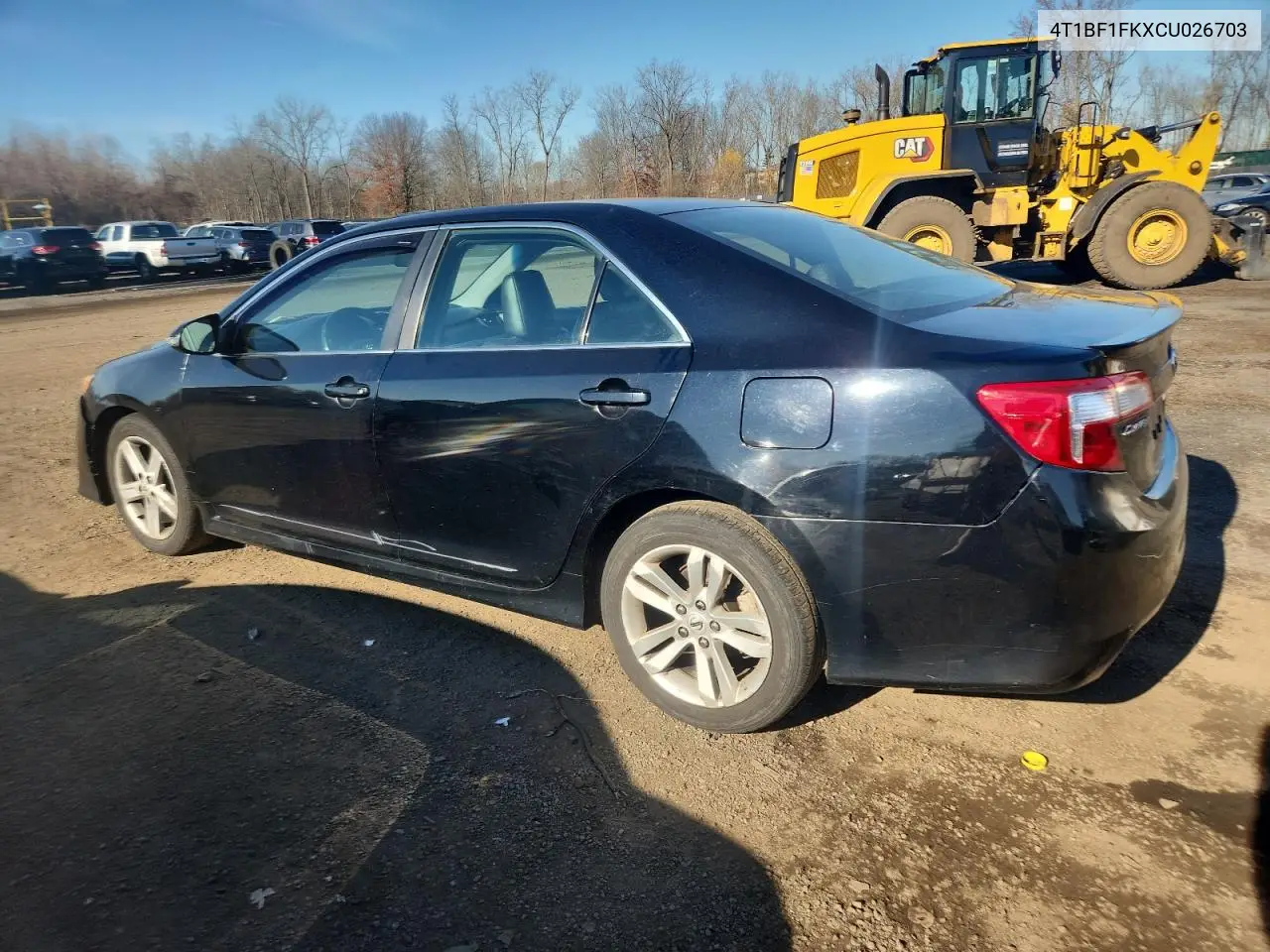 4T1BF1FKXCU026703 2012 Toyota Camry Base