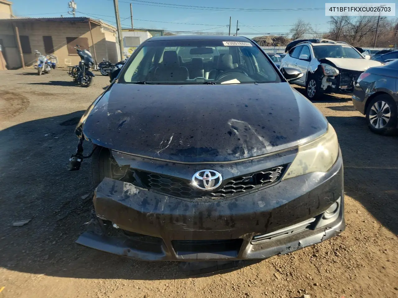 4T1BF1FKXCU026703 2012 Toyota Camry Base