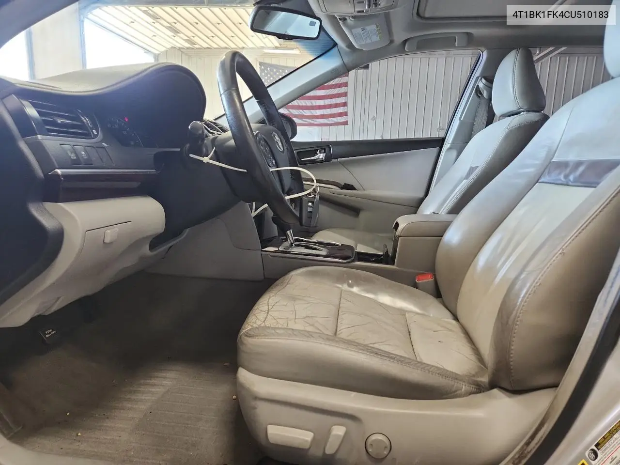 4T1BK1FK4CU510183 2012 Toyota Camry Se