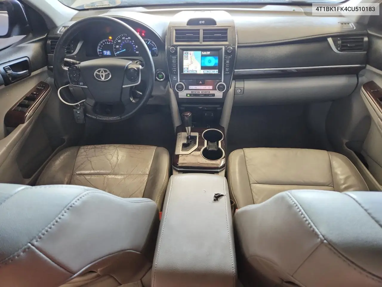 4T1BK1FK4CU510183 2012 Toyota Camry Se