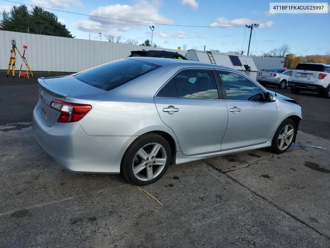 4T1BF1FK4CU025997 2012 Toyota Camry Base