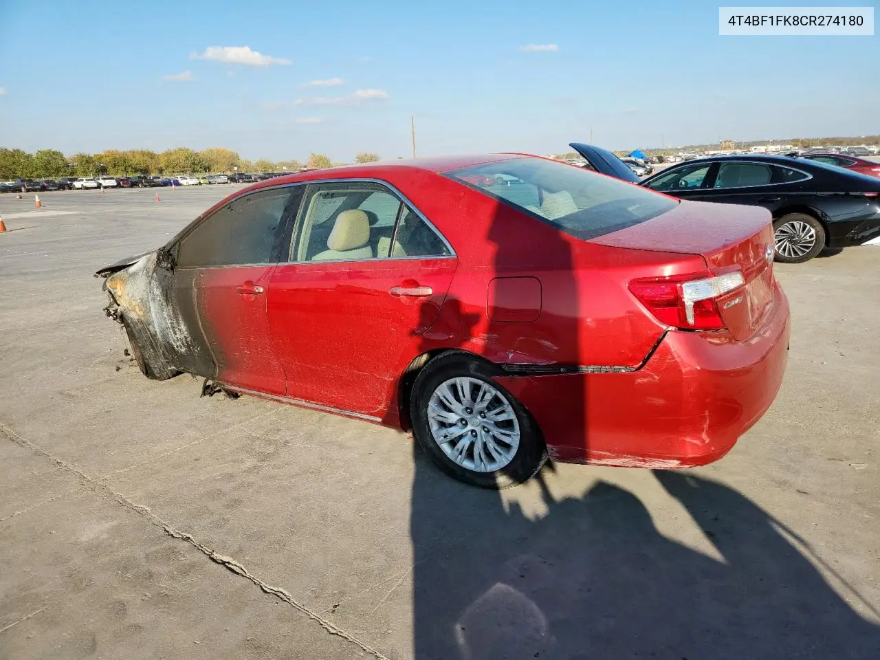 4T4BF1FK8CR274180 2012 Toyota Camry Base