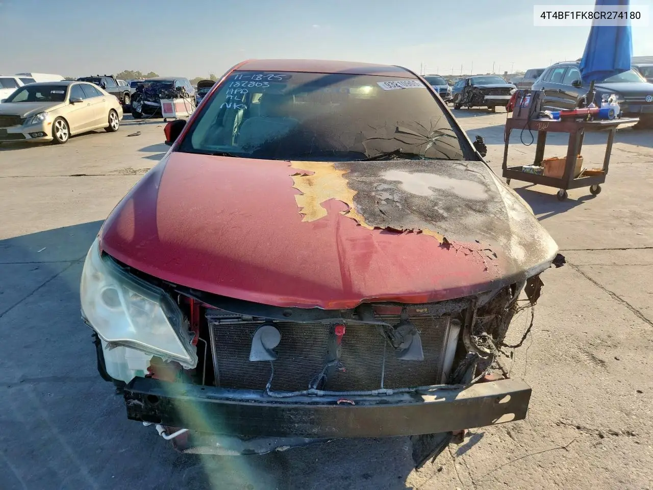 4T4BF1FK8CR274180 2012 Toyota Camry Base