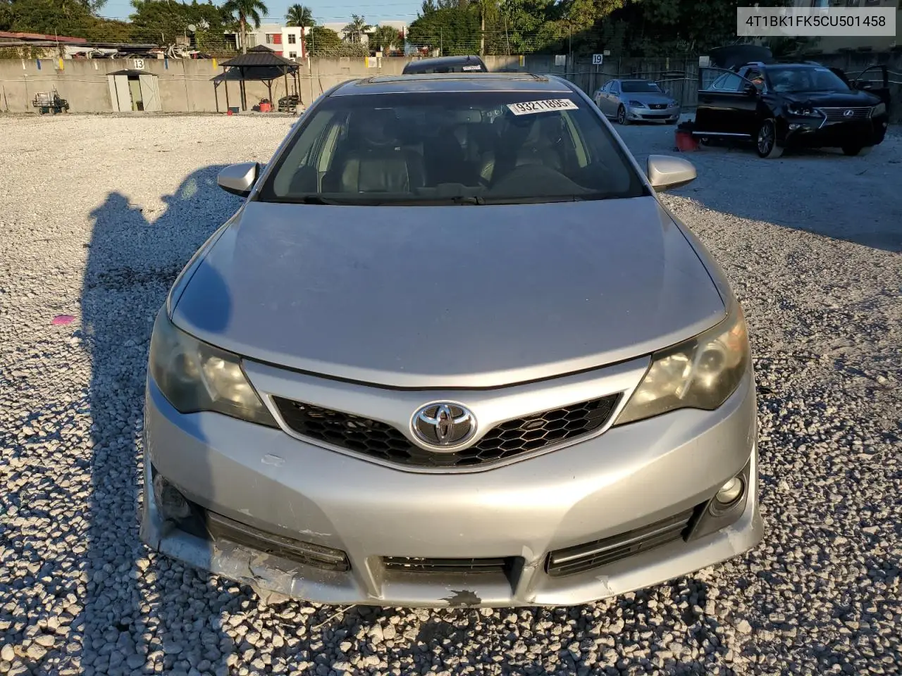 4T1BK1FK5CU501458 2012 Toyota Camry Se