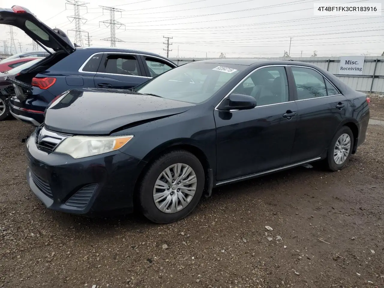 4T4BF1FK3CR183916 2012 Toyota Camry Base