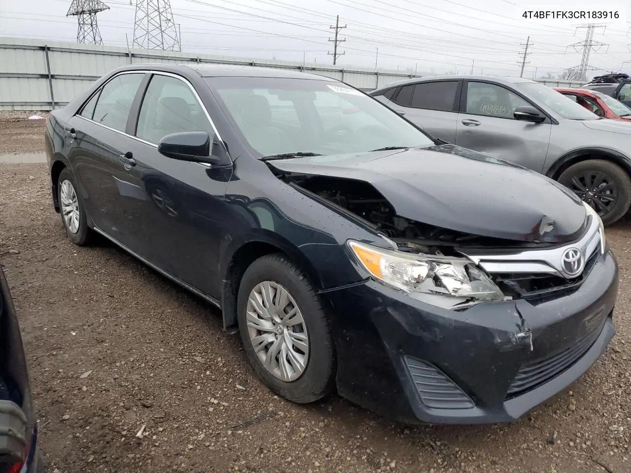 4T4BF1FK3CR183916 2012 Toyota Camry Base