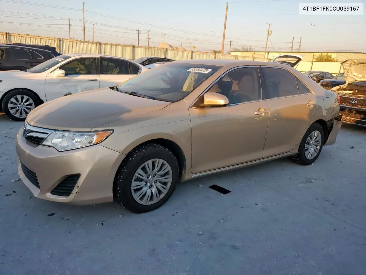4T1BF1FK0CU039167 2012 Toyota Camry Base