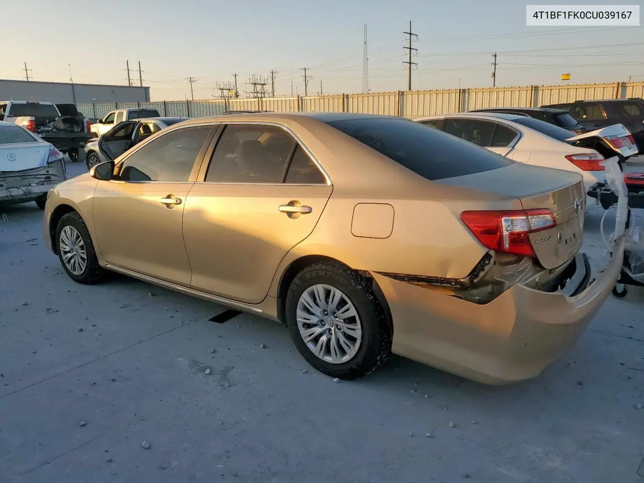 4T1BF1FK0CU039167 2012 Toyota Camry Base