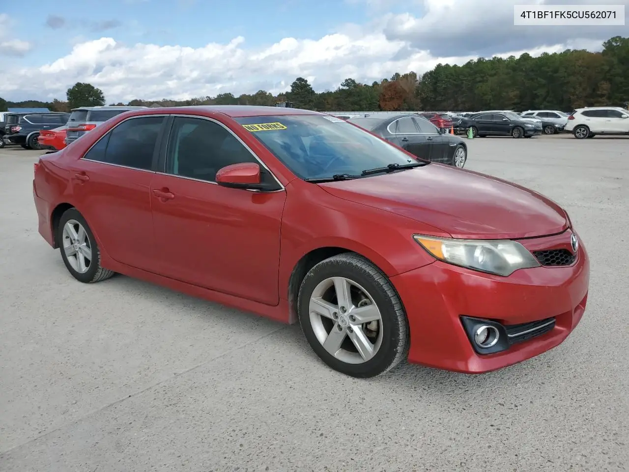 4T1BF1FK5CU562071 2012 Toyota Camry Base