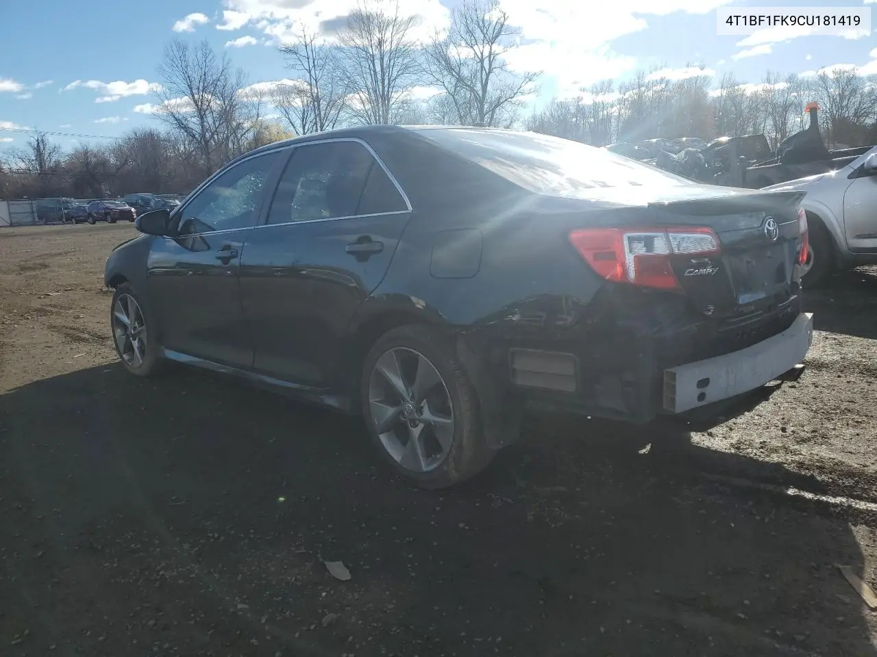 4T1BF1FK9CU181419 2012 Toyota Camry Base
