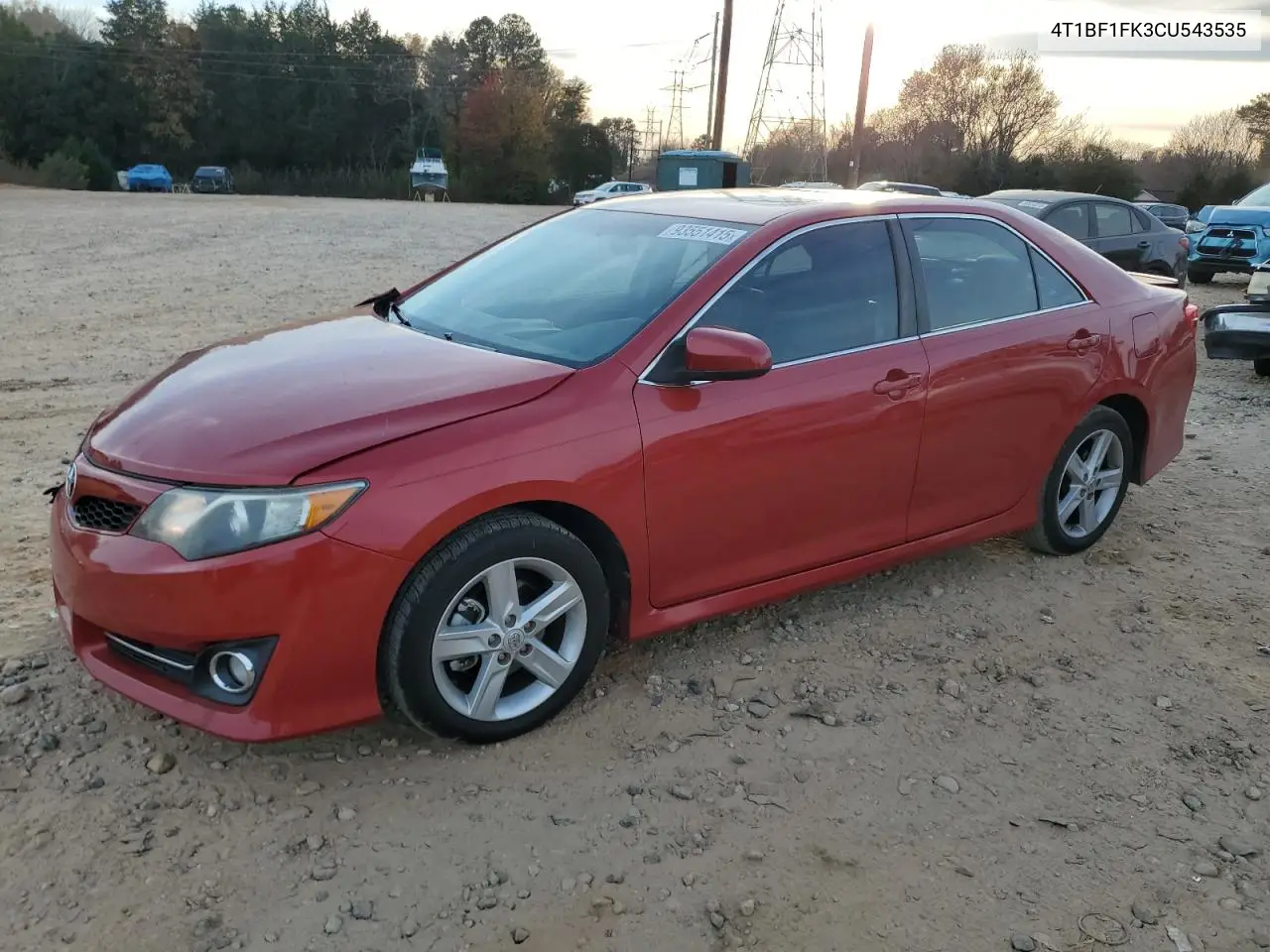 4T1BF1FK3CU543535 2012 Toyota Camry Base