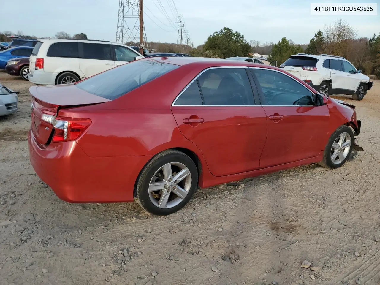 4T1BF1FK3CU543535 2012 Toyota Camry Base