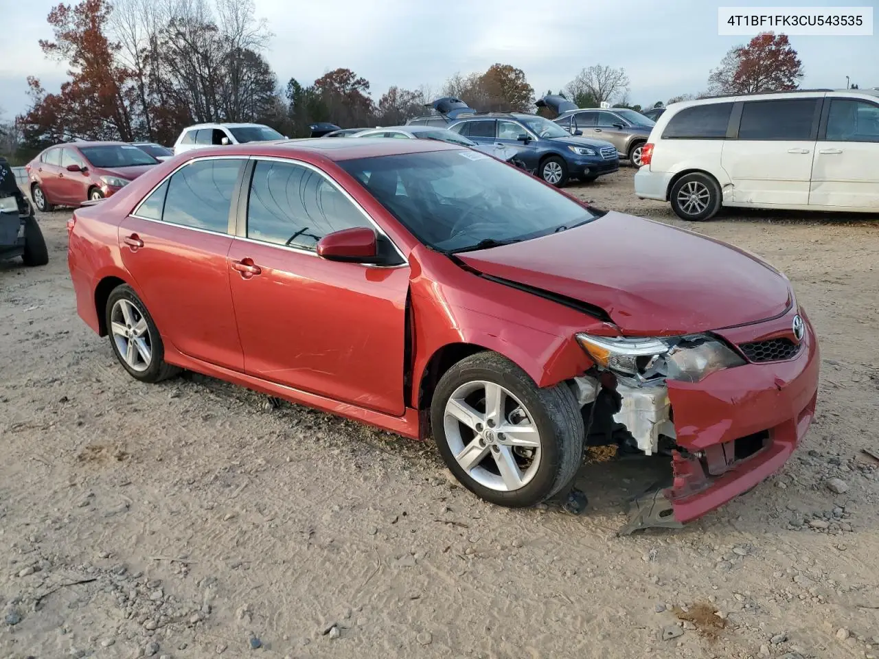 4T1BF1FK3CU543535 2012 Toyota Camry Base