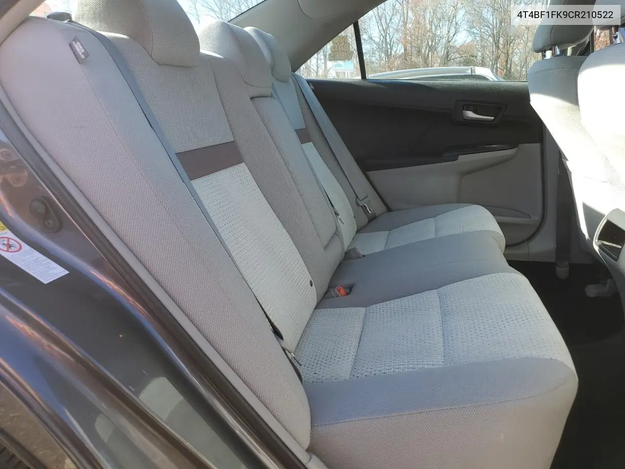 4T4BF1FK9CR210522 2012 Toyota Camry Base