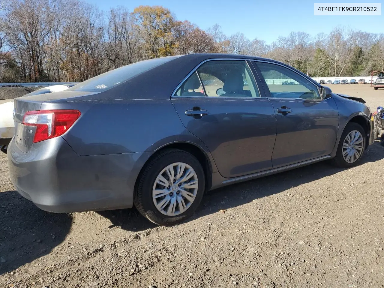 4T4BF1FK9CR210522 2012 Toyota Camry Base