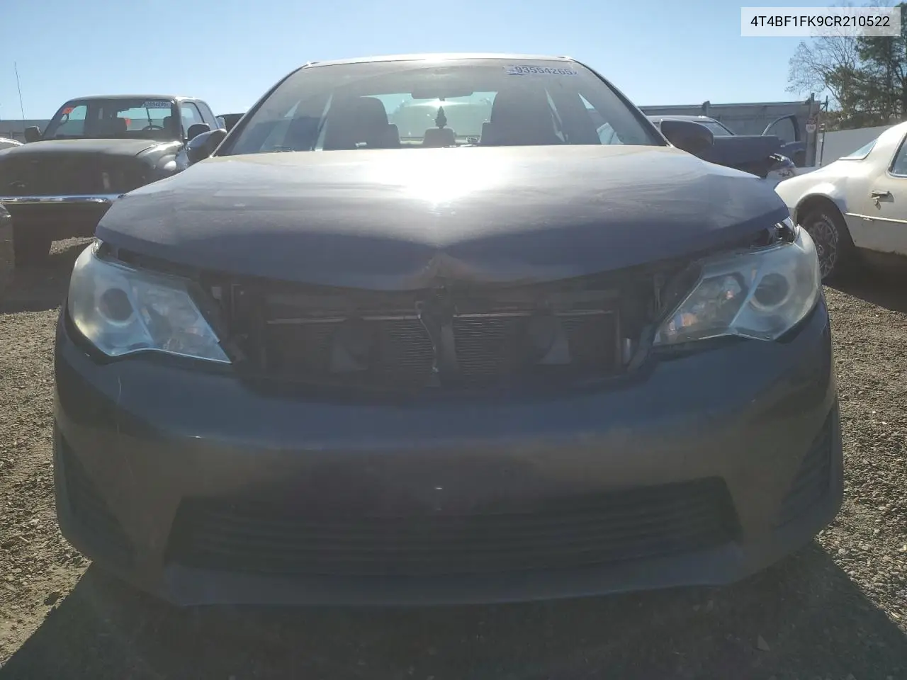 4T4BF1FK9CR210522 2012 Toyota Camry Base