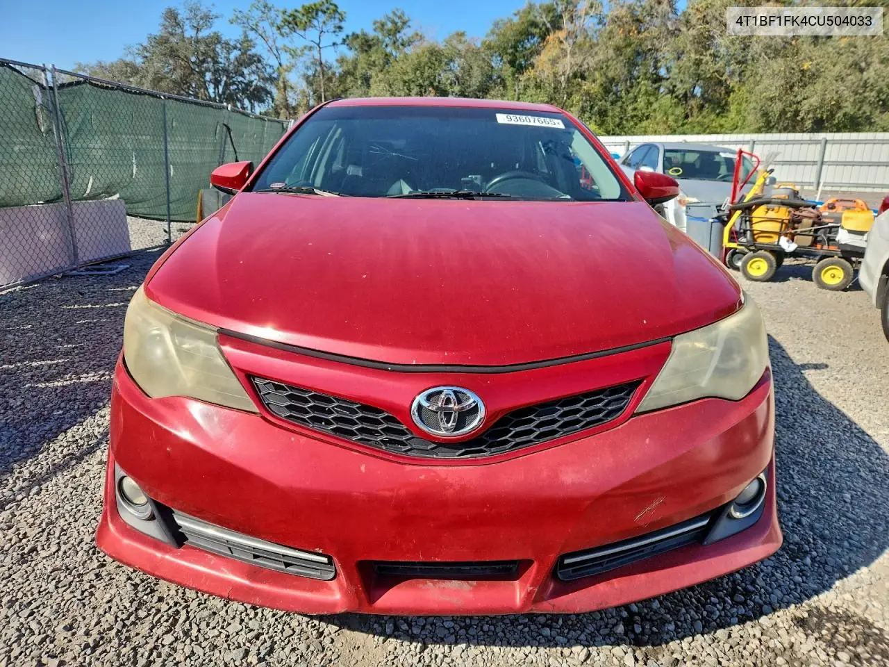 4T1BF1FK4CU504033 2012 Toyota Camry Base