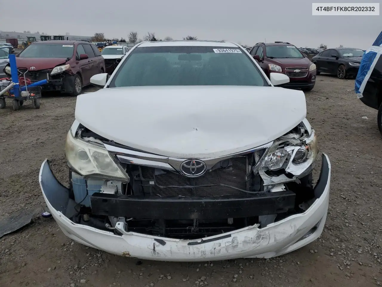 4T4BF1FK8CR202332 2012 Toyota Camry Base