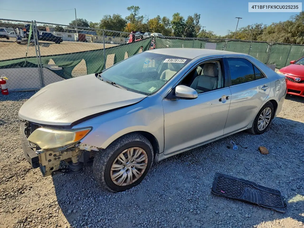 4T1BF1FK9CU025235 2012 Toyota Camry Base