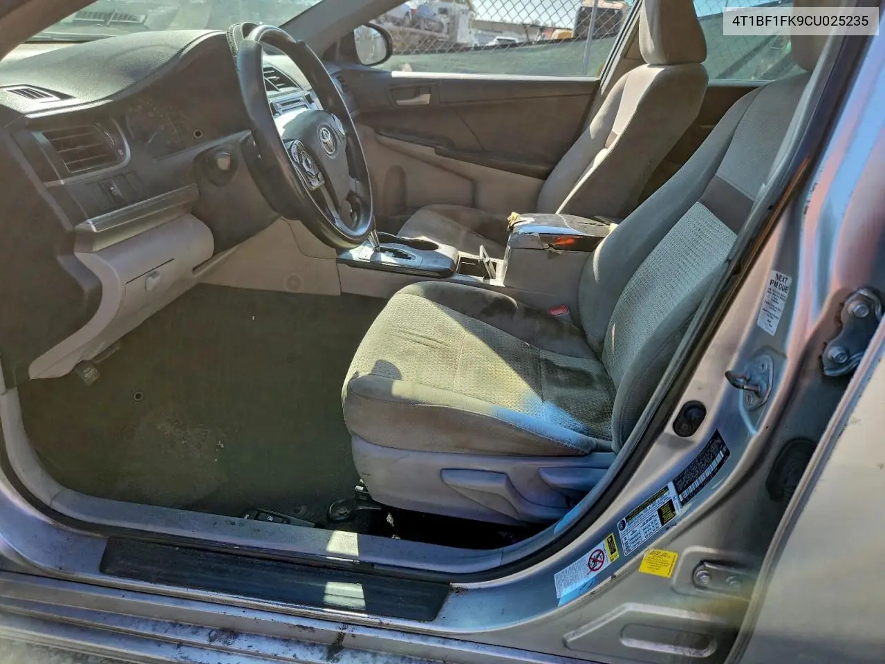 4T1BF1FK9CU025235 2012 Toyota Camry Base
