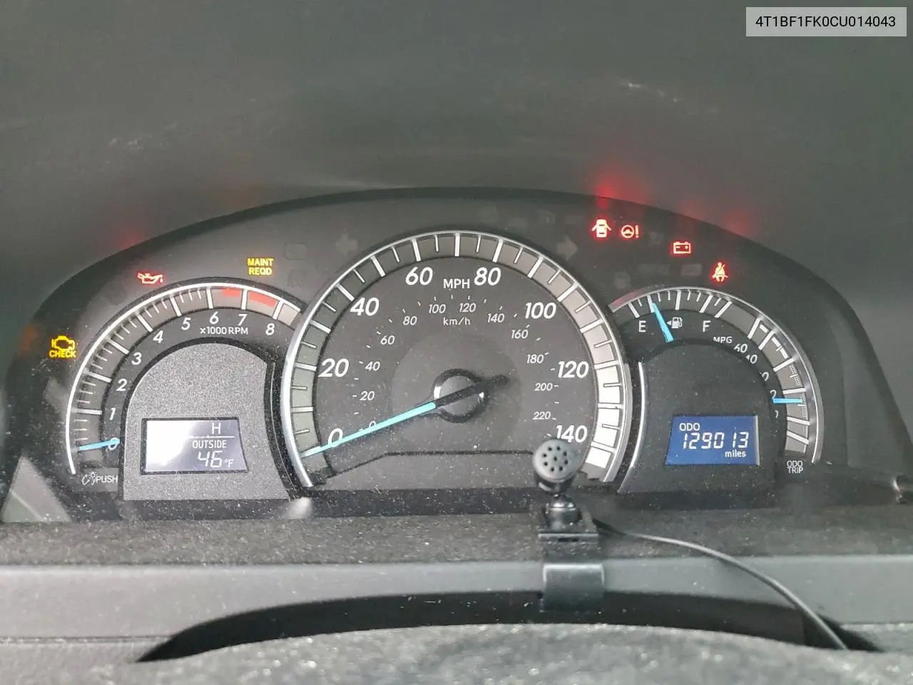 4T1BF1FK0CU014043 2012 Toyota Camry Base