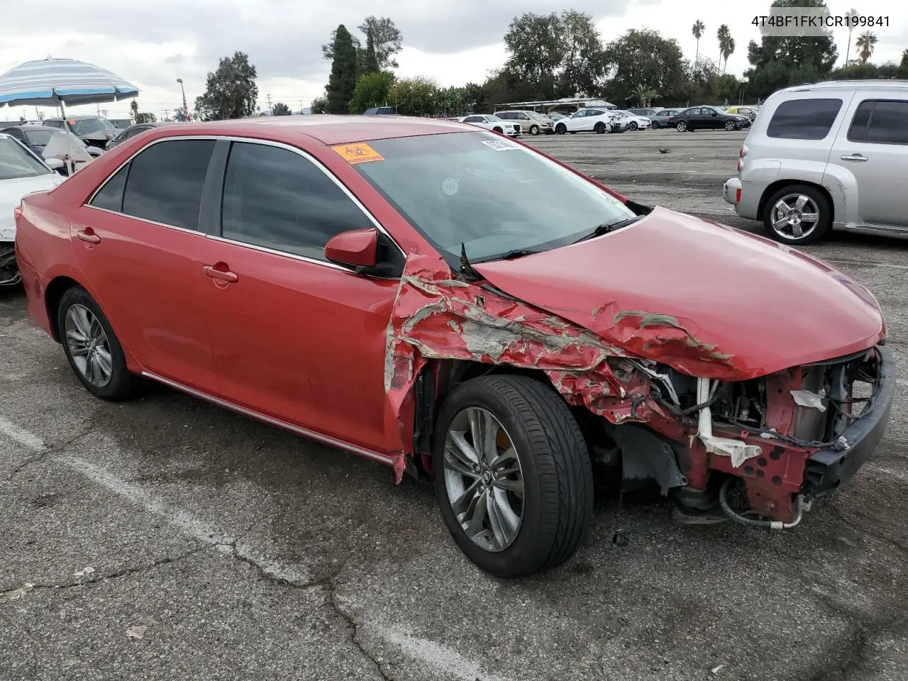 4T4BF1FK1CR199841 2012 Toyota Camry Base