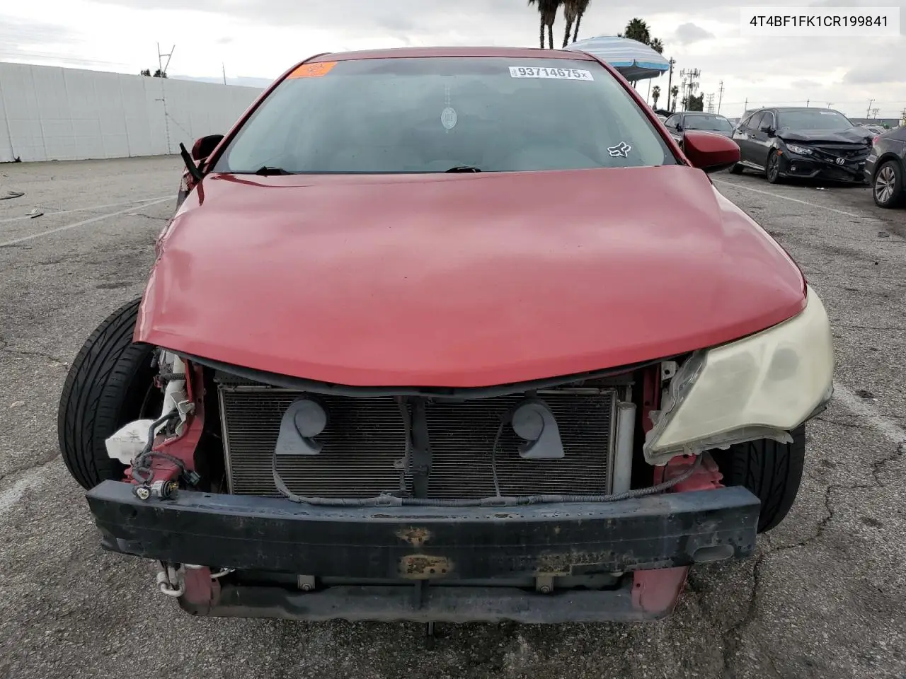 4T4BF1FK1CR199841 2012 Toyota Camry Base