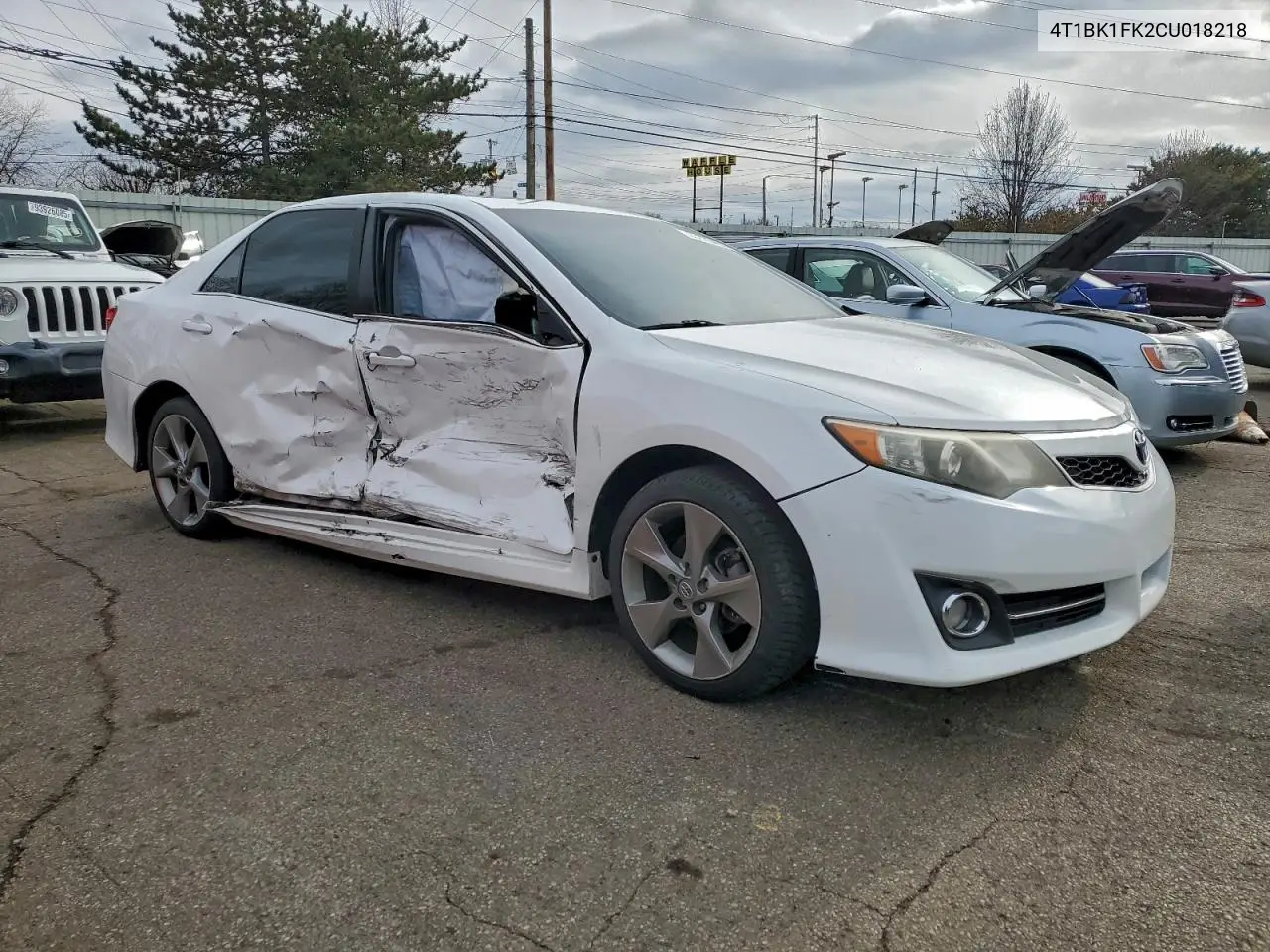 4T1BK1FK2CU018218 2012 Toyota Camry Se