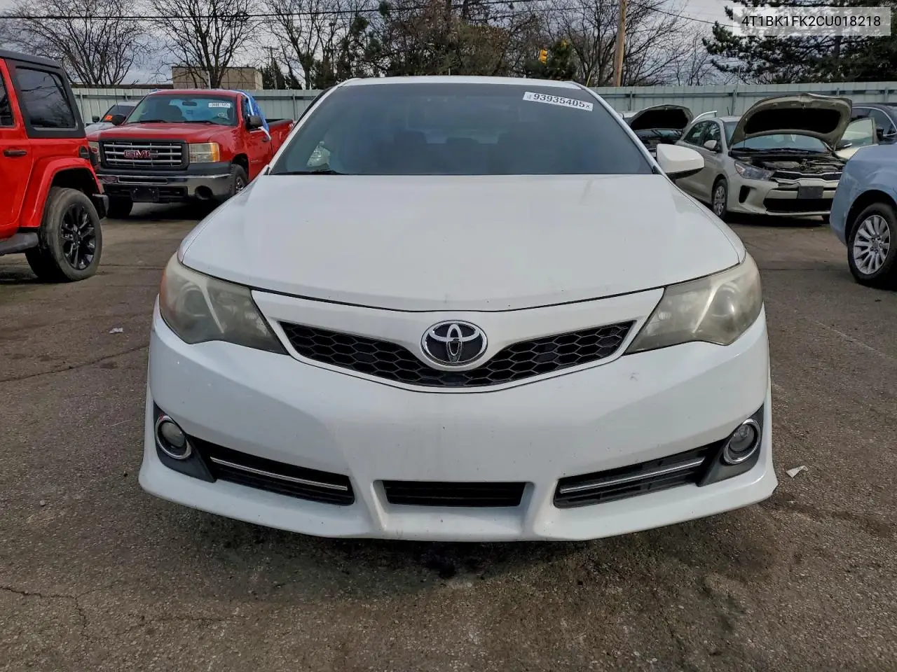 4T1BK1FK2CU018218 2012 Toyota Camry Se