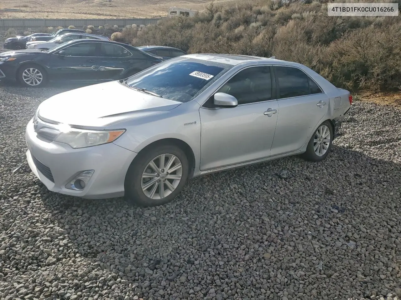 4T1BD1FK0CU016266 2012 Toyota Camry Hybrid