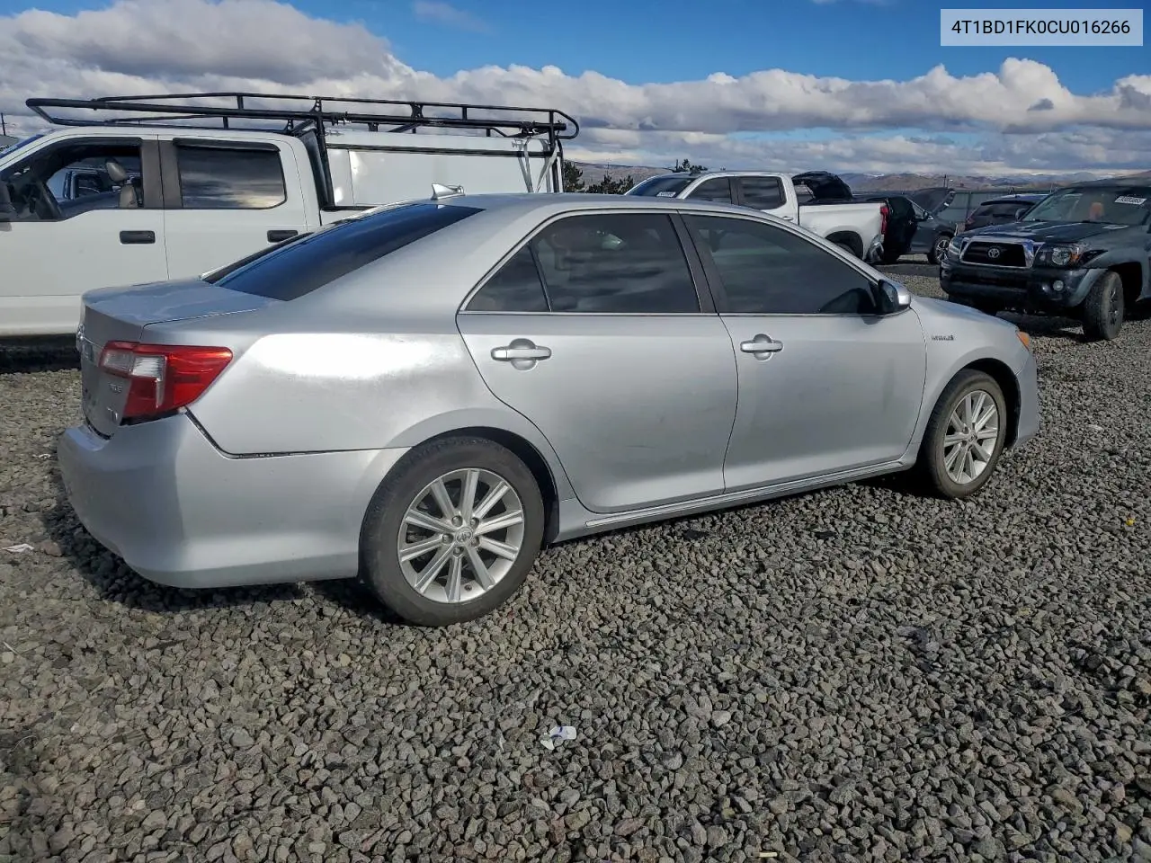 4T1BD1FK0CU016266 2012 Toyota Camry Hybrid