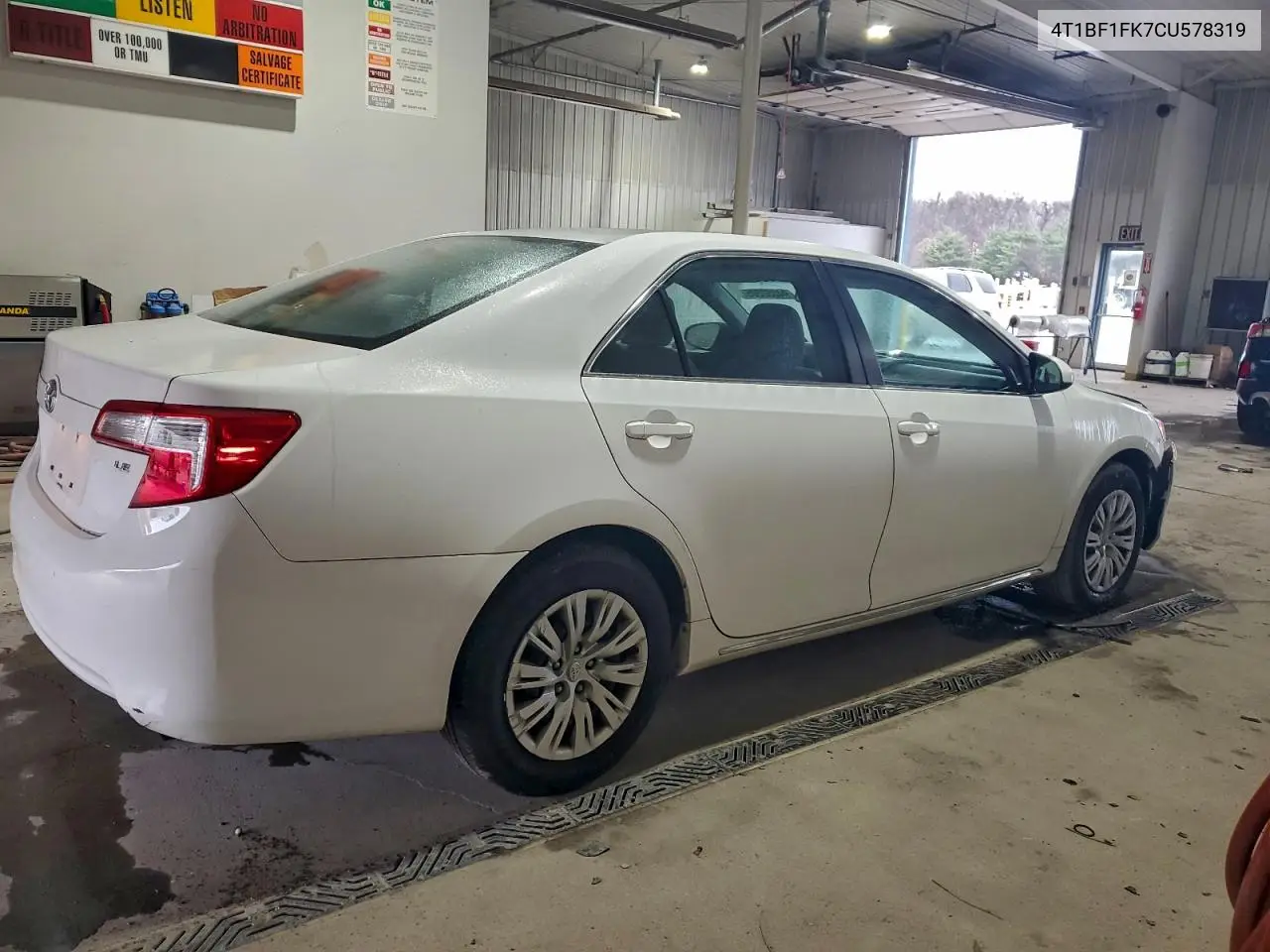 4T1BF1FK7CU578319 2012 Toyota Camry Base