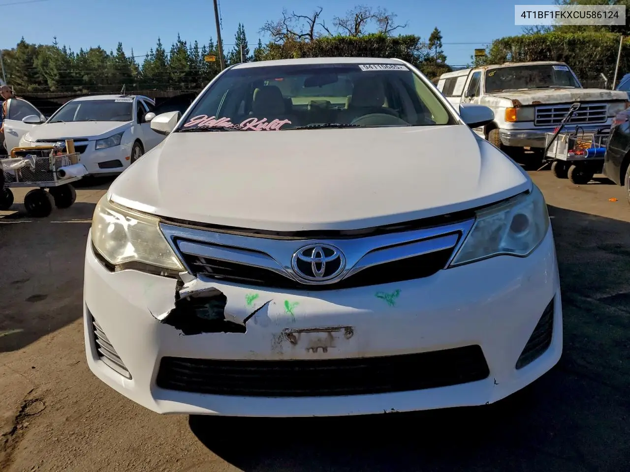 4T1BF1FKXCU586124 2012 Toyota Camry Base