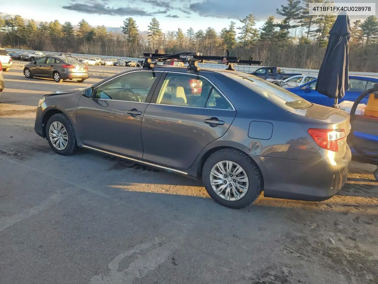 4T1BF1FK4CU028978 2012 Toyota Camry Base