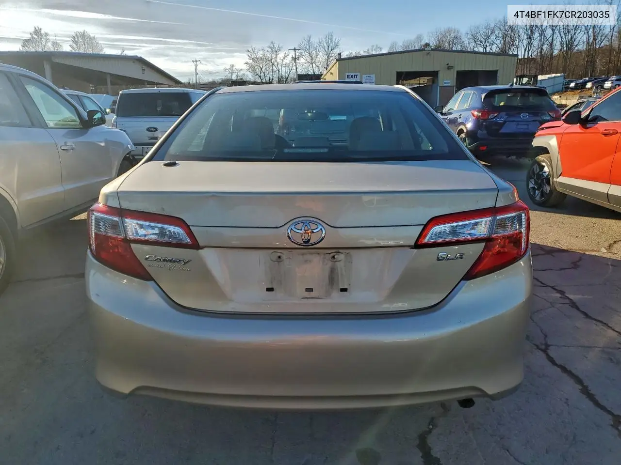 4T4BF1FK7CR203035 2012 Toyota Camry Base
