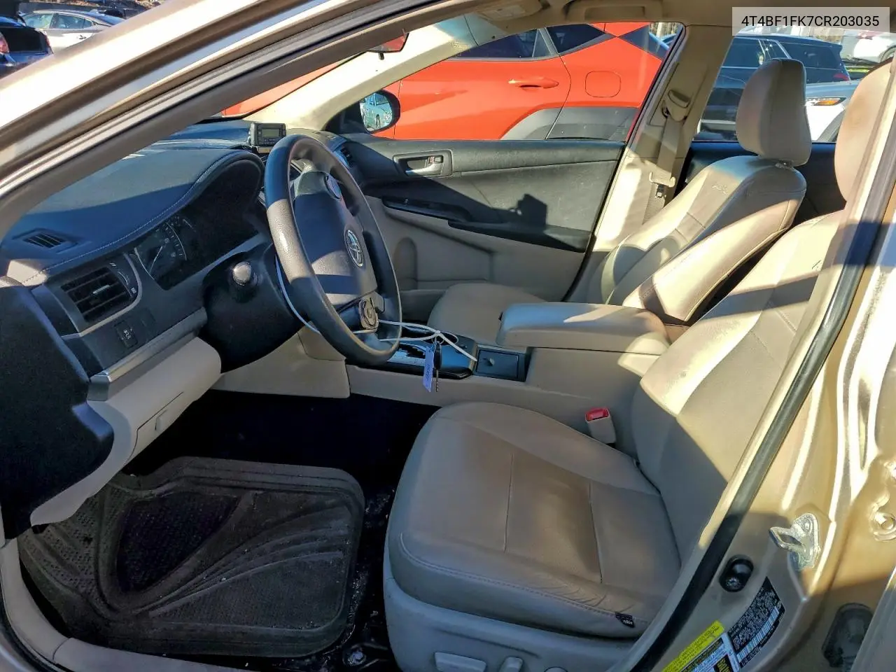 4T4BF1FK7CR203035 2012 Toyota Camry Base