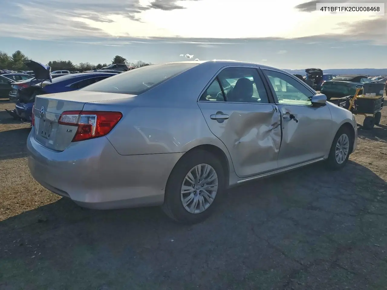 4T1BF1FK2CU008468 2012 Toyota Camry Base