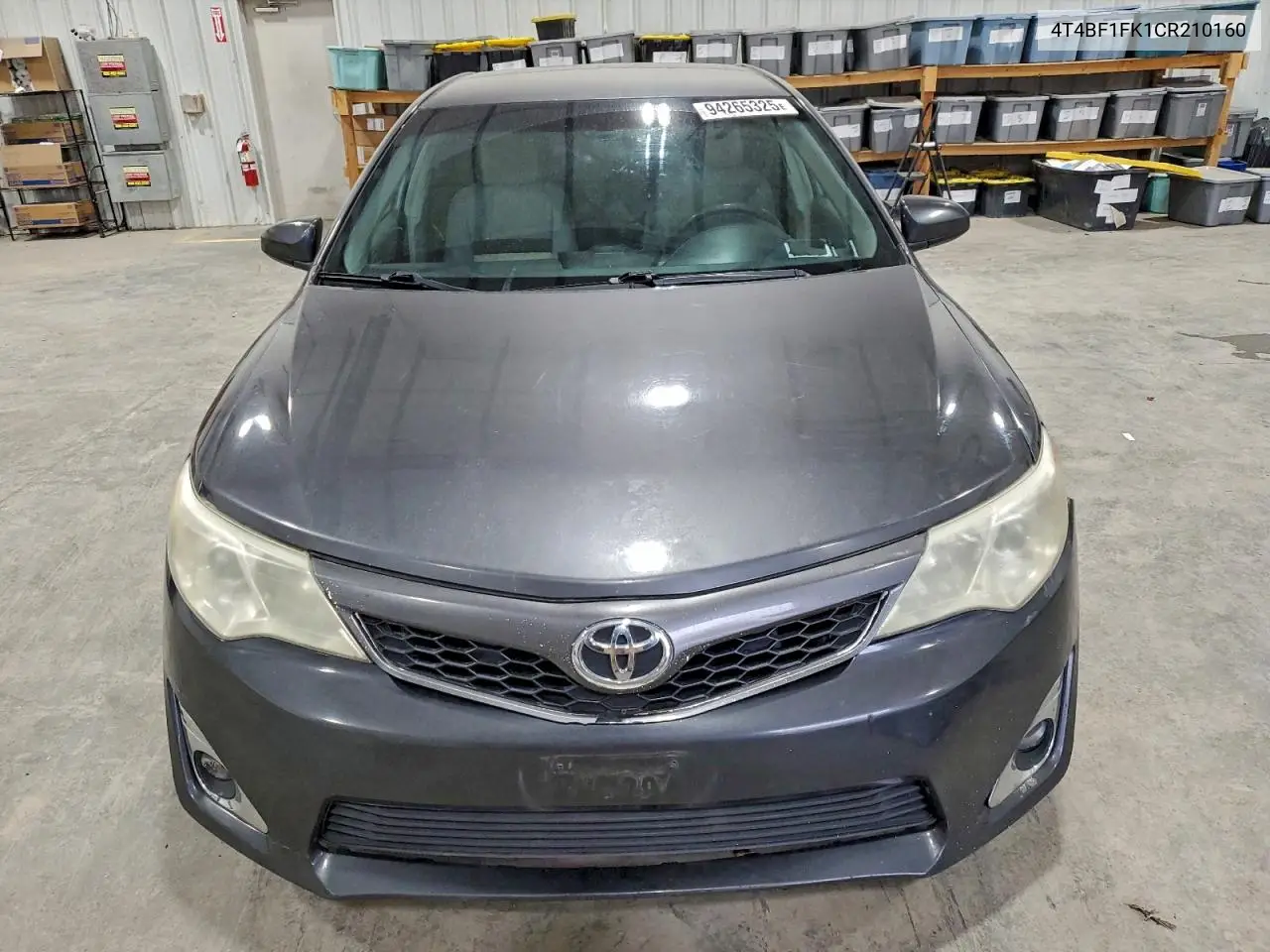 4T4BF1FK1CR210160 2012 Toyota Camry Base